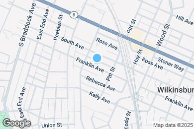 Map image of the property - 421 Franklin Ave