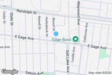 Map image of the property - 6350 Bissell St