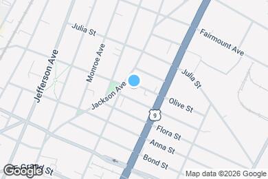 Map image of the property - 1032 Olive St