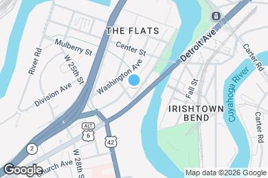 Map image of the property - 2222 Detroit Ave