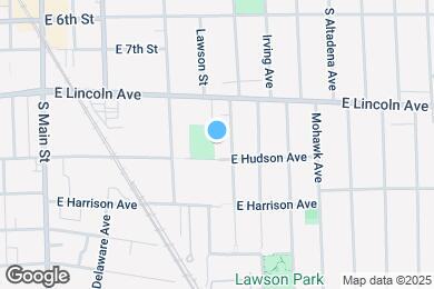Map image of the property - 617 E Hudson Ave