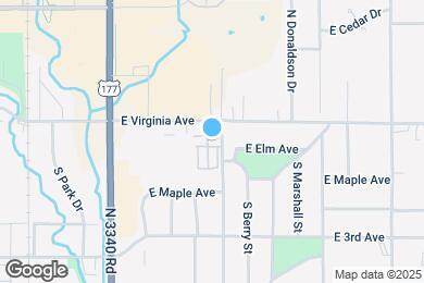 Map image of the property - 120 S Burdick St
