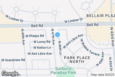 Map image of the property - 16638 N 46th Ln