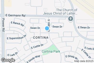 Map image of the property - 18782 E Kingbird Dr