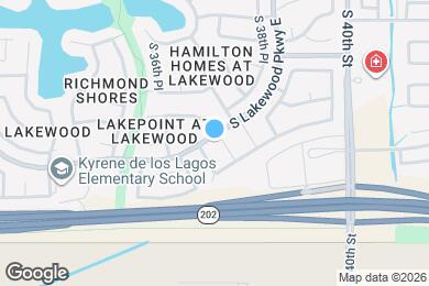 Map image of the property - 16806 S 37th Way