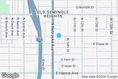 Map image of the property - 6605 N Nebraska Ave