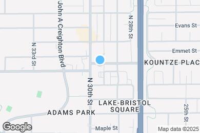 Map image of the property - 2907 Bristol St