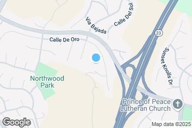 Map image of the property - 1610 Corte del Rey