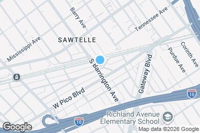 Map image of the property - 2280 S Barrington Ave