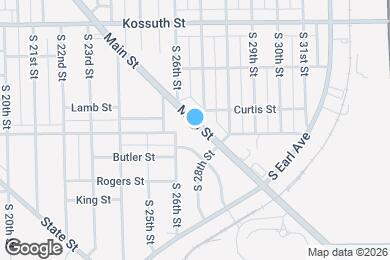 Map image of the property - 2705 Main St - with 2 Car Detached Garage