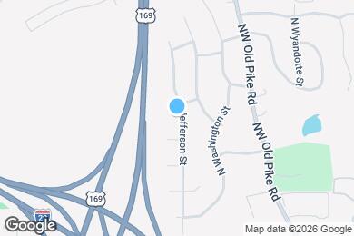 Map image of the property - 5212 N Jefferson St