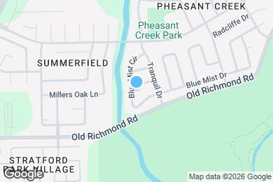 Map image of the property - 17023 Blue Mist Cir