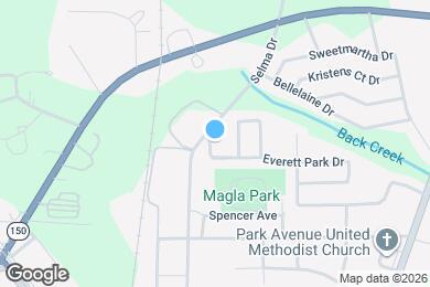 Map image of the property - 107 Everett Park Dr
