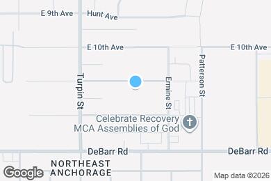 Map image of the property - 6840 E 11th Ave