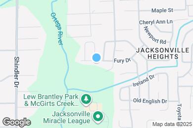 Map image of the property - 8444 Fury Dr