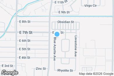 Map image of the property - 644 Blue Azurite Ave