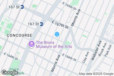 Map image of the property - 1151 Grant Ave
