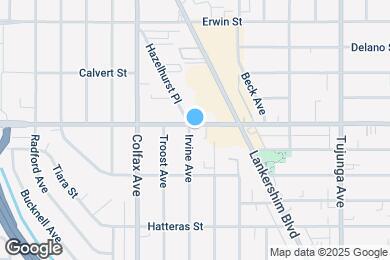 Map image of the property - 11626 Oxnard St