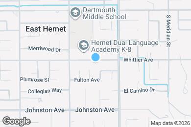 Map image of the property - 41633 Whittier Ave