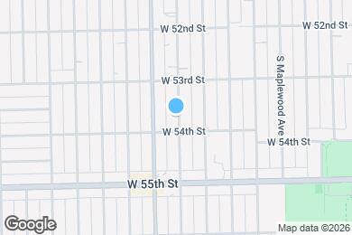 Map image of the property - 5342 S Fairfield Ave