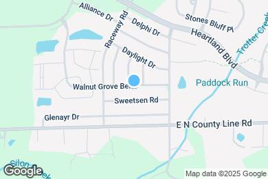 Map image of the property - 10879 Walnut Grove Bend