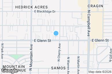 Map image of the property - 1529 E Glenn St