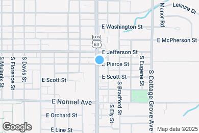 Map image of the property - 401 S Baltimore St