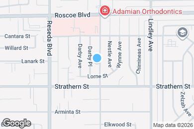 Map image of the property - 8051 Etiwanda Ave