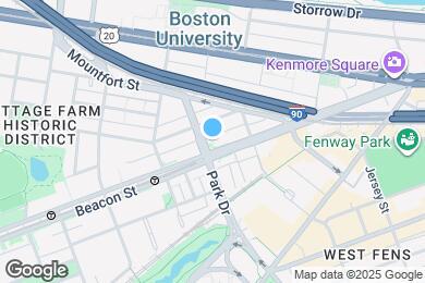 Map image of the property - 874 Beacon St