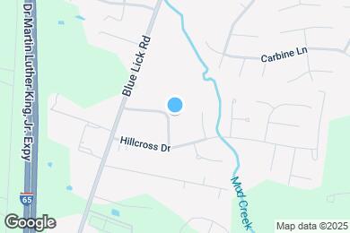 Map image of the property - 10509 Hillpark Dr