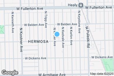 Map image of the property - 2209 N Keeler Ave