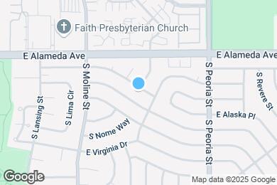 Map image of the property - 11706 E Dakota Ave