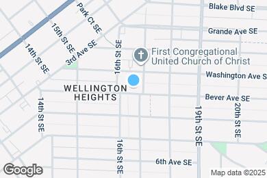 Map image of the property - 1622 Bever Ave SE