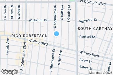 Map image of the property - 1220 S Sherbourne Dr