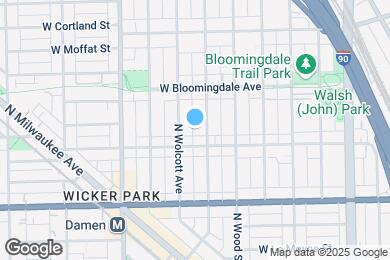 Map image of the property - 1714 N Honore St