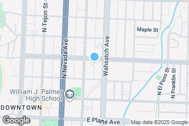 Map image of the property - 317 E Willamette Ave