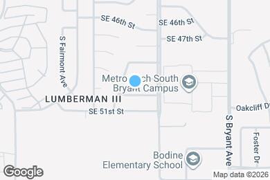 Map image of the property - 2621 SE 50th St