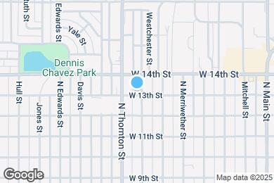 Map image of the property - 704 W 13th St