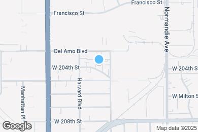 Map image of the property - 204th St Apartments