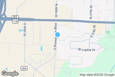 Map image of the property - 303 S Promenade Blvd