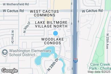 Map image of the property - 11666 N 28th Dr