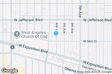 Map image of the property - 3521 3/4 10th Ave