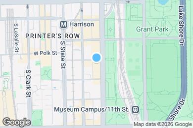 Map image of the property - 800 S Michigan Ave