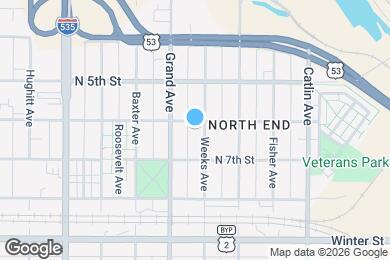 Map image of the property - 605 Weeks Ave