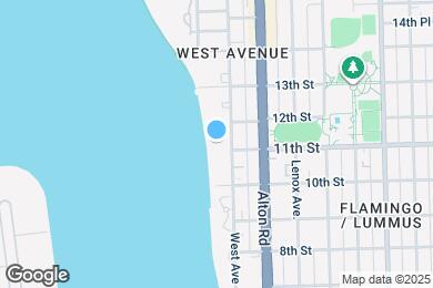 Map image of the property - 1100 West Ave