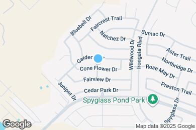 Map image of the property - 2021 Cone Flower Dr