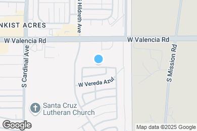 Map image of the property - 2542 W Vereda De La Tierra