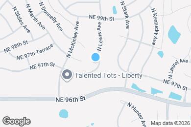 Map image of the property - 9742 N Lewis Ave