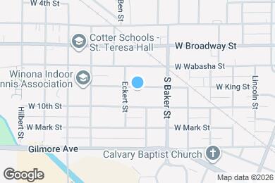 Map image of the property - 945 W 9th St