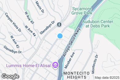 Map image of the property - 4528 N Figueroa St